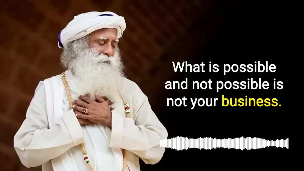 ANYTHING You Wish Will Happen - A Powerful Message from Sadhguru #lawofattraction #manifestation