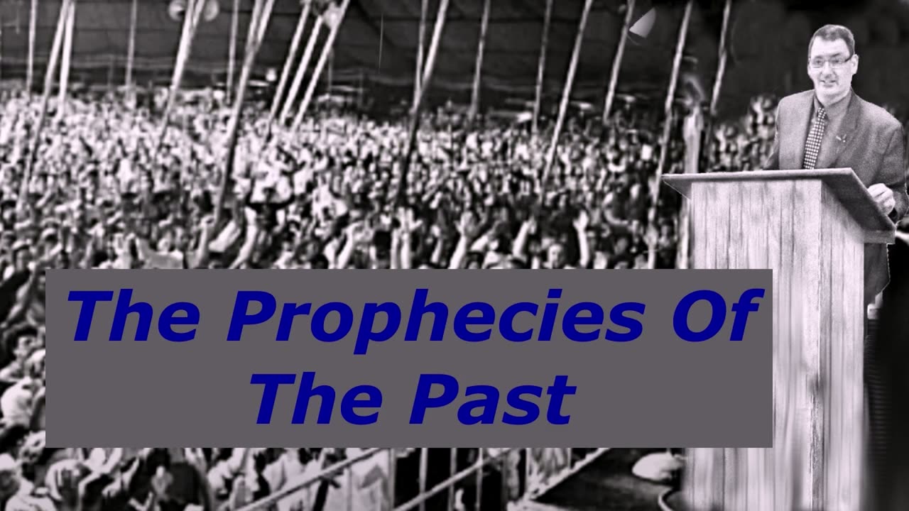 The Prophecies Of The Past | Pastor Robby Dickerson