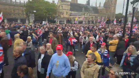 Tommy Robinson protest in London 26th October 2024