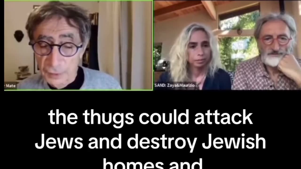 ►🔴✡️ 🕍 🇮🇱 Dr Gabor Mate: "...and this is BEFORE the Genocide!! Did you know..."