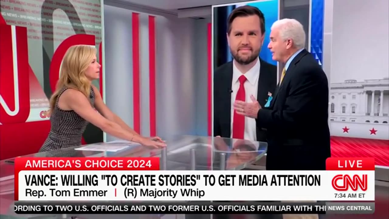 Republican Whip Tom Emmer Spars With CNN Host Over Migrant Crisis In Springfield