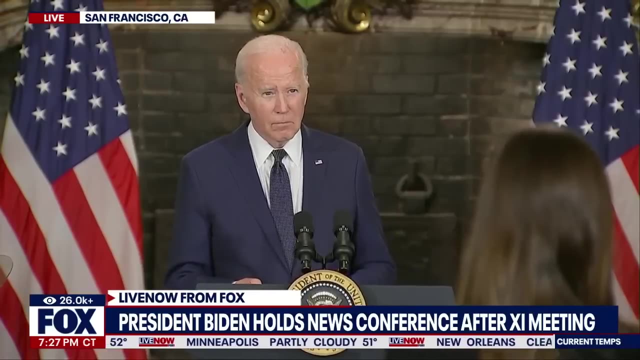 Biden again calls Xi a 'dictator' in speech after APEC summit | LiveNOW from FOX