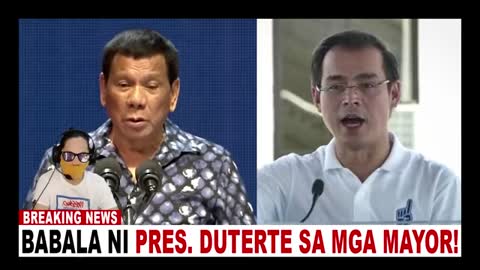 Duterte Warning every City Mayor!