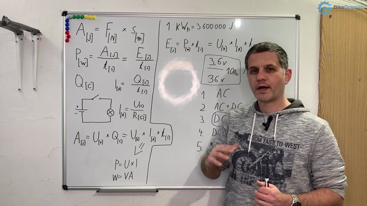 Electricity, voltage, current, battery capacity etc. explained