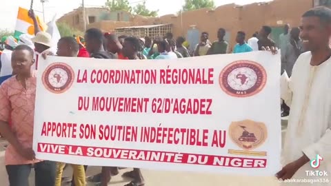 Niger: demonstrations supporting recent coup