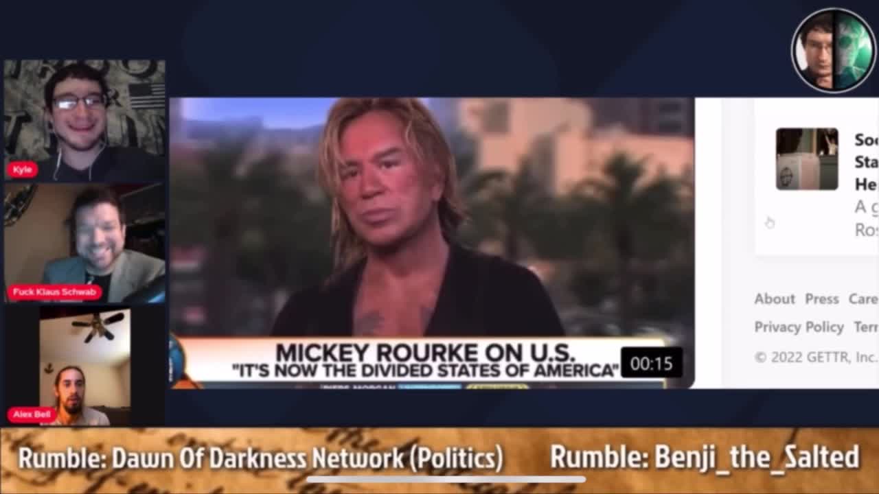 Mickey Rourke on Russia! This is hilarious