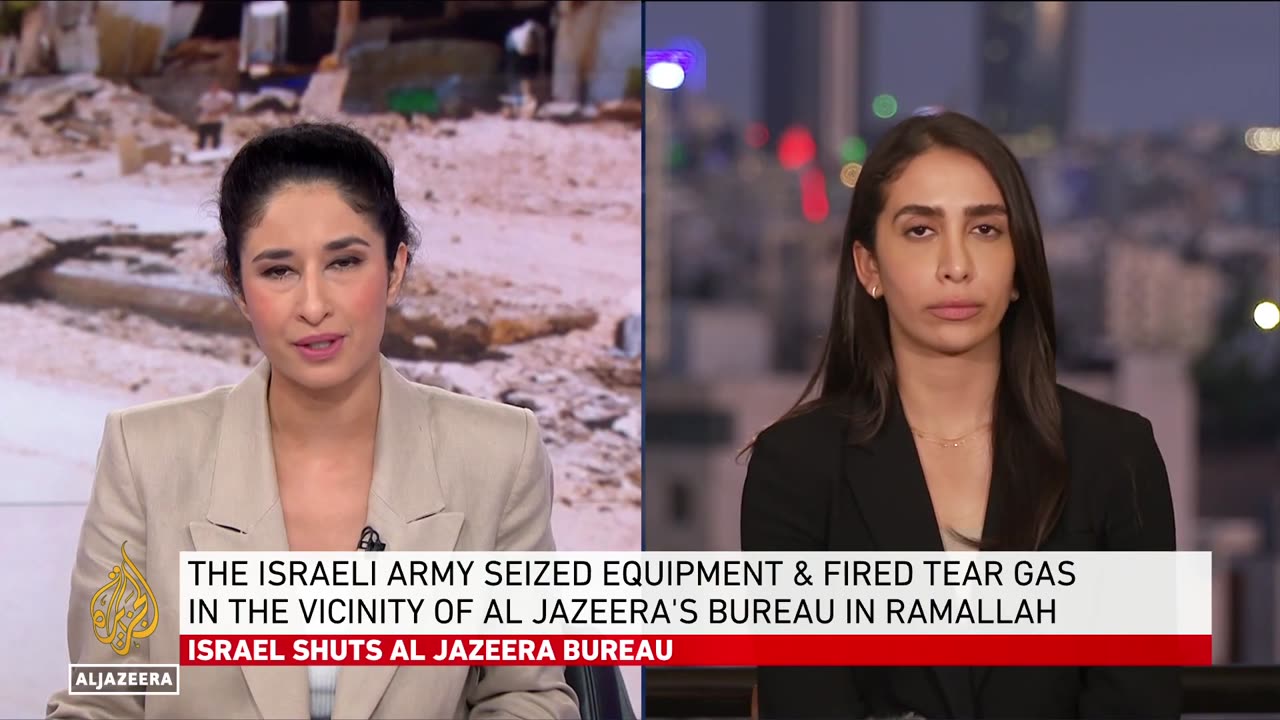 Israeli army raids and shuts down Al Jazeera’s West Bank bureau