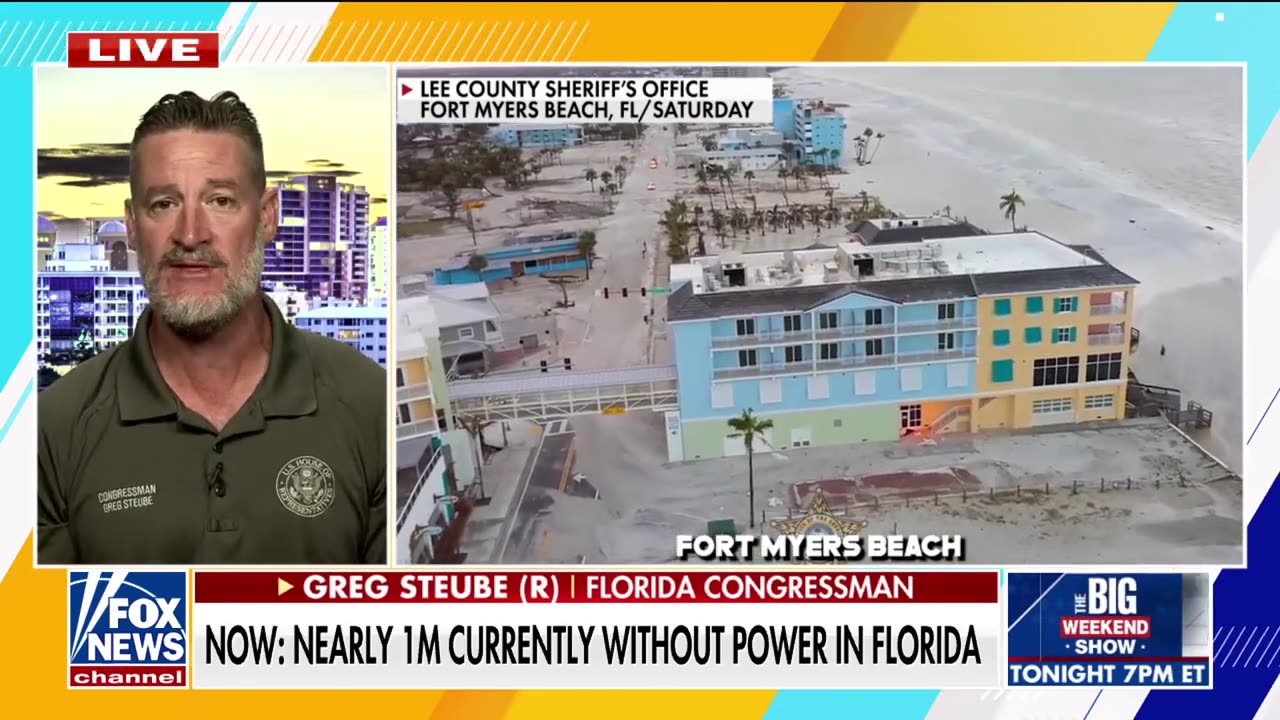 WE'RE 'TIRED': Hurricane Milton recovery efforts sidelined by two issues, GOP rep says