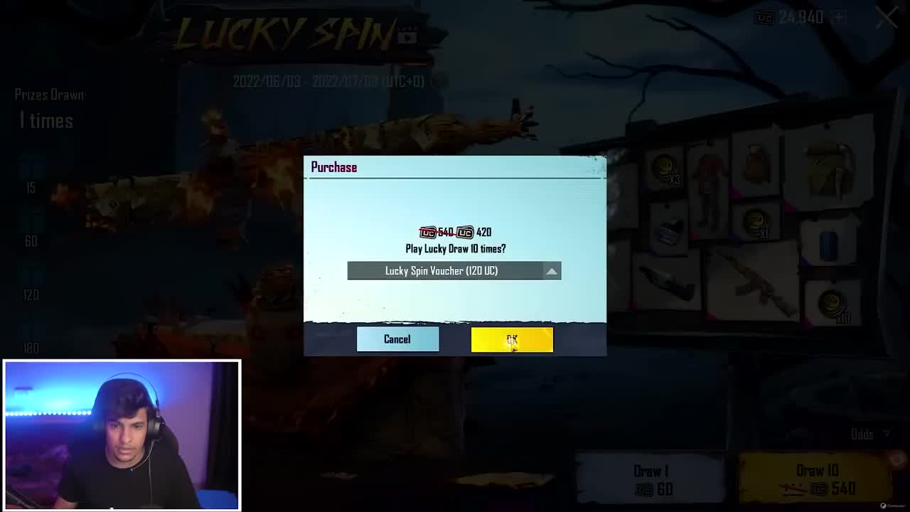 World most luckiest 10 uc crate opening