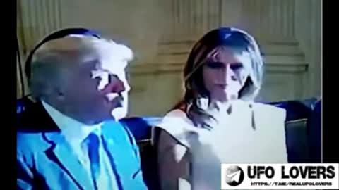 Trump and his wife, Melania - people or not judge for yourself! 👽