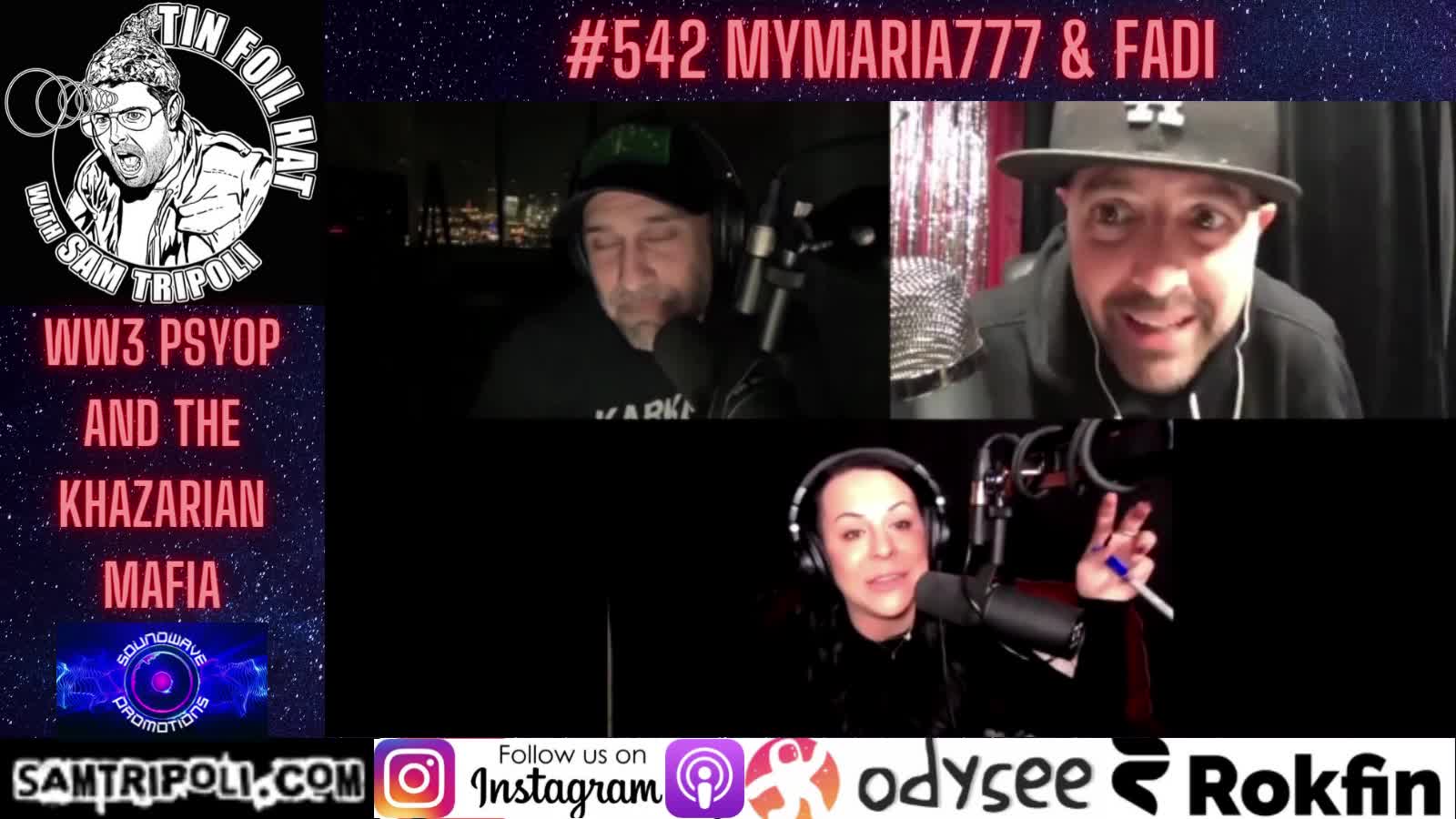 Tin Foil Hat Podcast 542 MyMaria777 and Fadi from networkradio.us