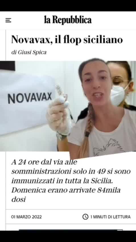 Novavax - Il flop silciliano