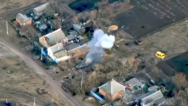 Russian BTR -82 hit by javelin-( Enhanced -version)