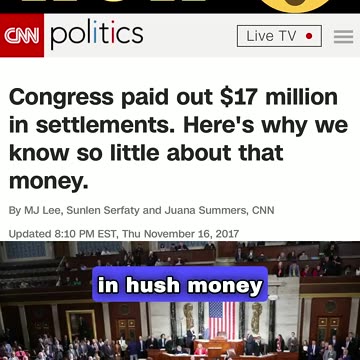 Congress has paid over $17M