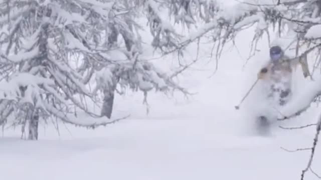 Verbier recently all big powder snow quickly came to me to shoot a blockbuster #