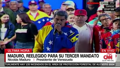 Discurso completo de Nicolás Maduro tras ser reelegido como presidente de Venezuela, según el CNE