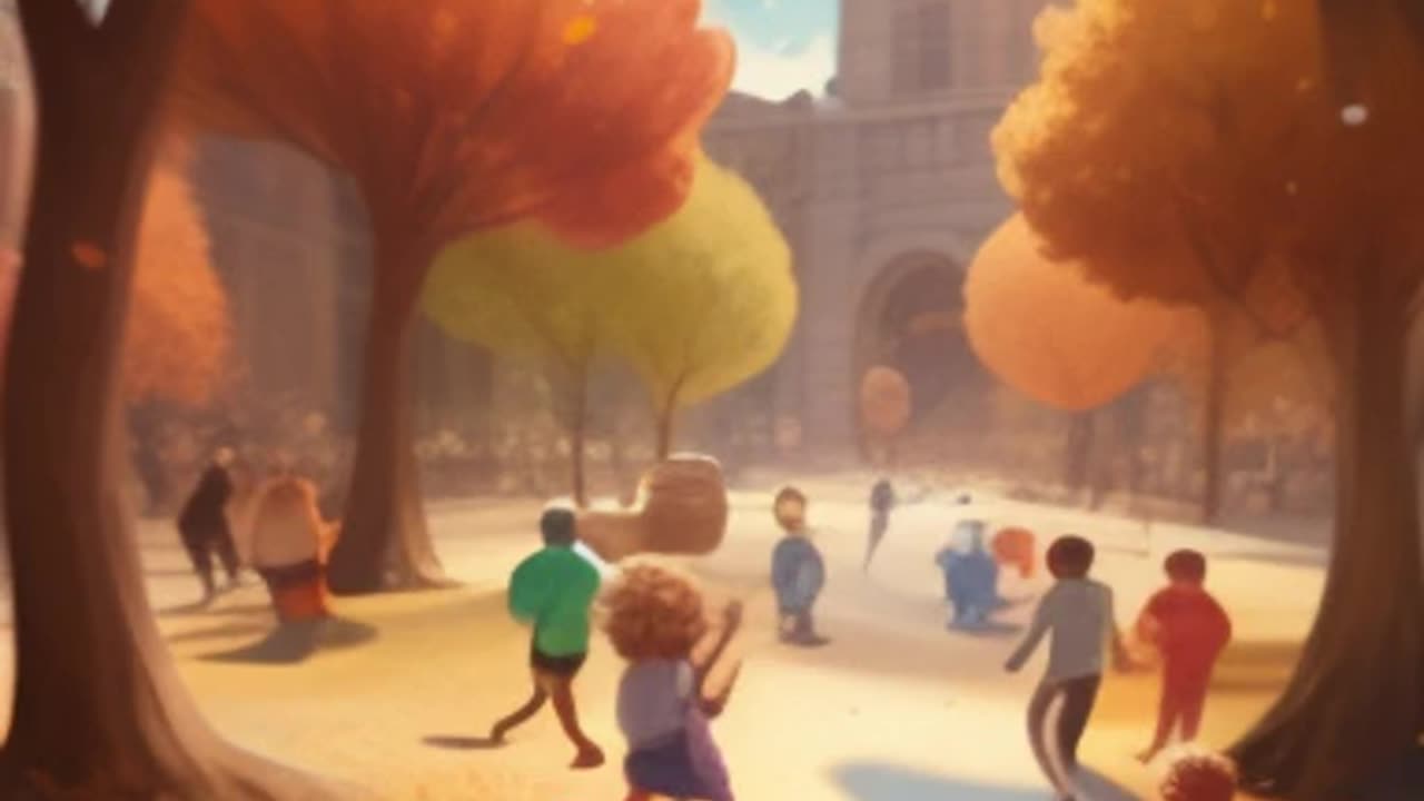 City's Soul A Day in Life's Greenest Theater! #ai #aiart #aivisuals #latte #Shorts