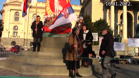 Okupljanje naroda do slobode - Uvod i obraćanje Olivere Ilić - 16.01.2022.