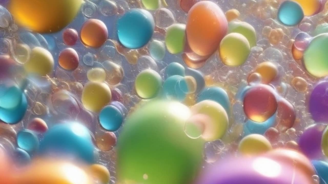 Cats Playing with Bubble Machines