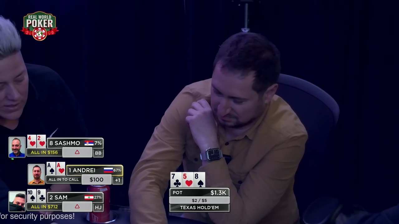 Intense Poker Action: Witness the high-stakes battle