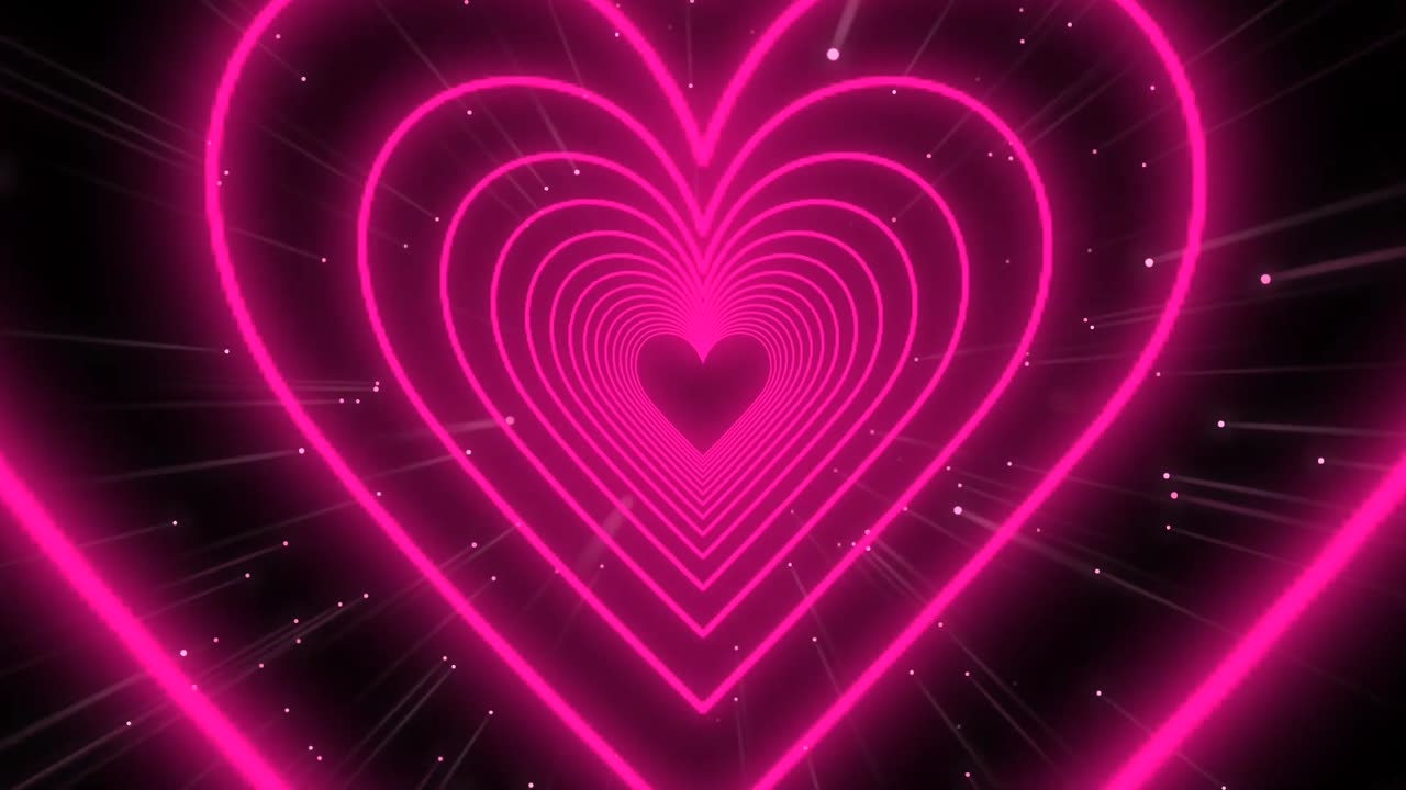 432. Heart Calming Background💖PinkHeart Background Heart Screensaver Heart Background Video Loop