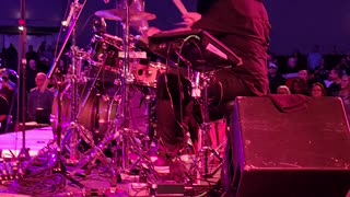 Flock of Seagulls drumming at Lost 80s Live 2021