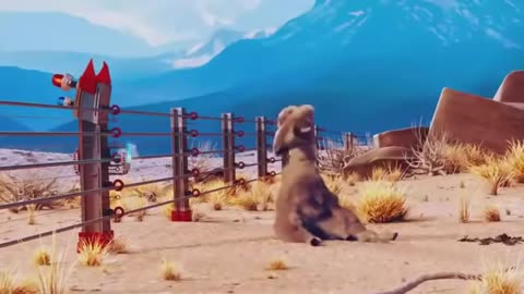 Silly llama cartoon