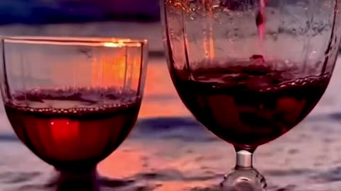 Drinks on beach
