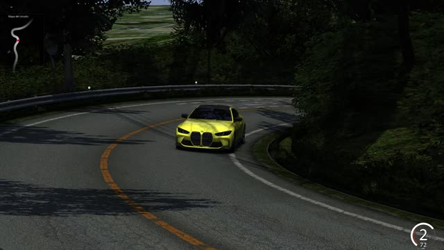 Bmw M4 ekip / tsukuba fruits line / Assetto Corsa / ProtosimRacing