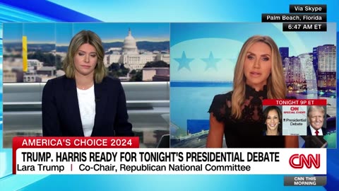 Kasie Hunt asks Lara Trump to clarify Trump's post about mail-in voting