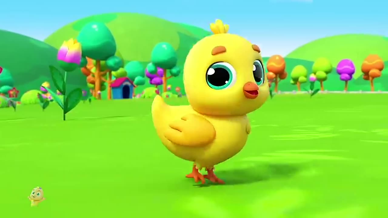 Kids cartoon small burd