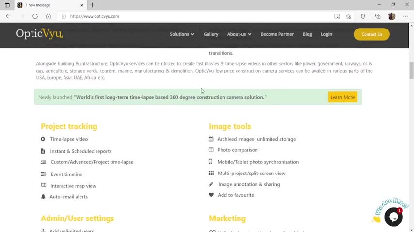 Introduction to OpticVyu Construction Monitoring Solution