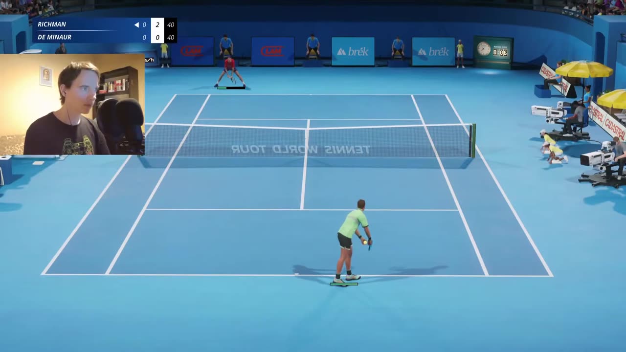 Tennis World Tour 2 Amazing 43 Strokes Rally