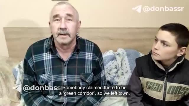 A Mariupol family speaks about its evacuation