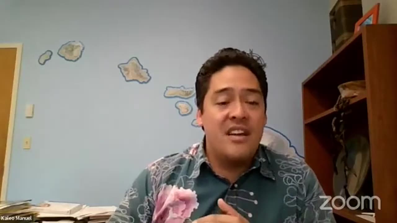 Hawaiian official M. Kaleo Manuel refused to release water in Maui as the fire raged.