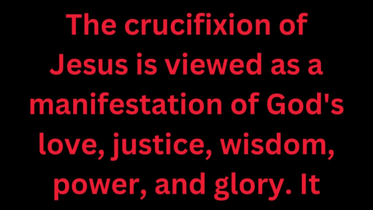 Why Was Jesus Christ Kild on the cross?