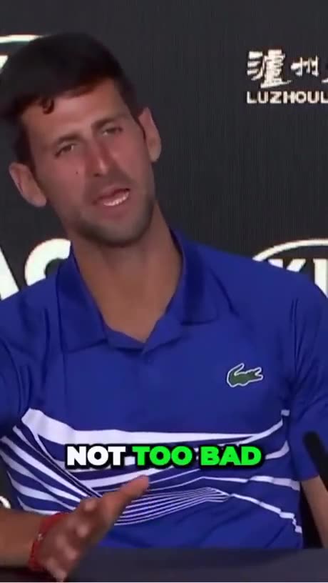 Djokovic Goes Italian! #funny_clips #funnyshorts