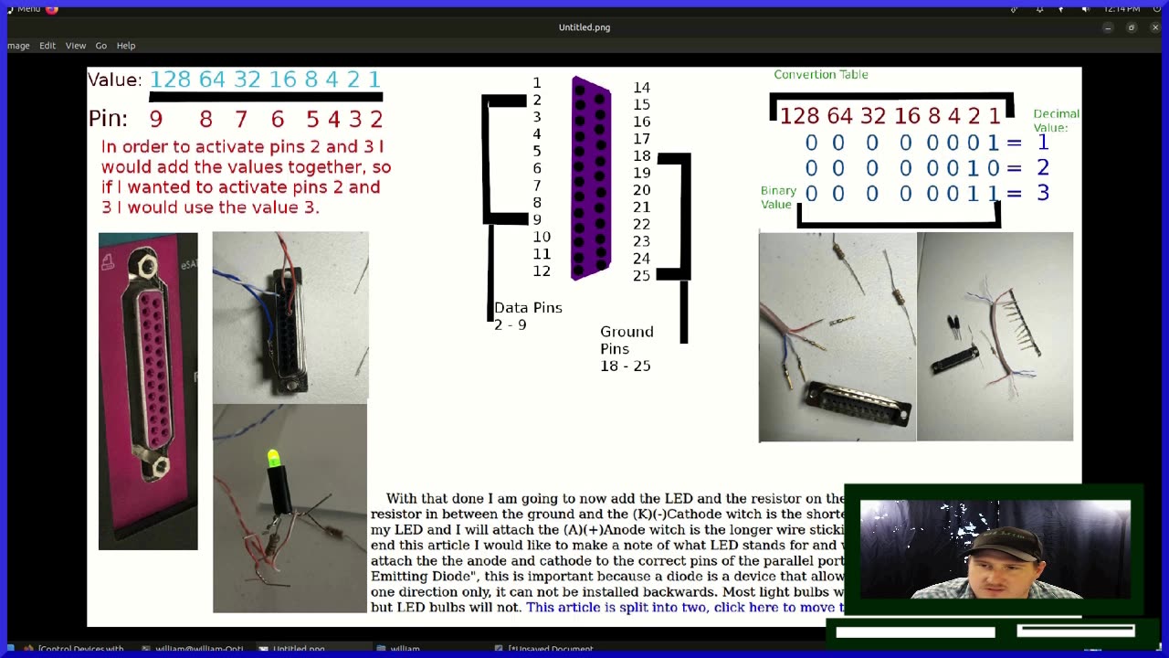 How To Control The Parallel Port Data Pins Linux