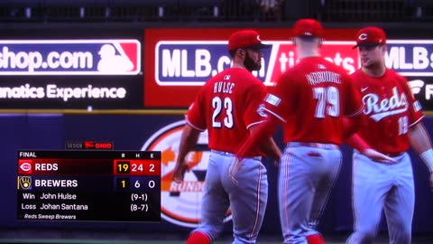 MLB The Show: Cincinnati Reds vs Milwaukee Brewers (S3 G110)