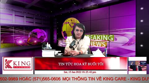 TIN TỨC HOA KỲ BUỔI TỐI - 01/15/2022 - KMCmedia Channel