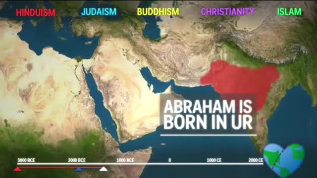 How the 5 major religions spread around the world - Part 1