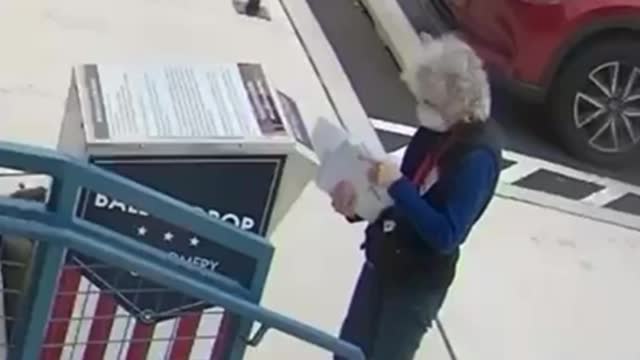 Pennsylvania Video Shows Ballot Trafficker Dumping Handfuls of Ballots into Ballot Drop Box