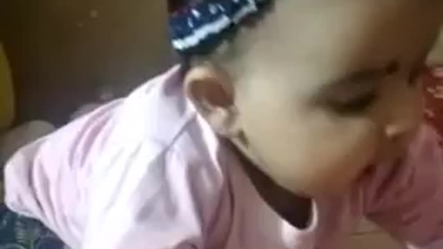 Adorable Baby playing