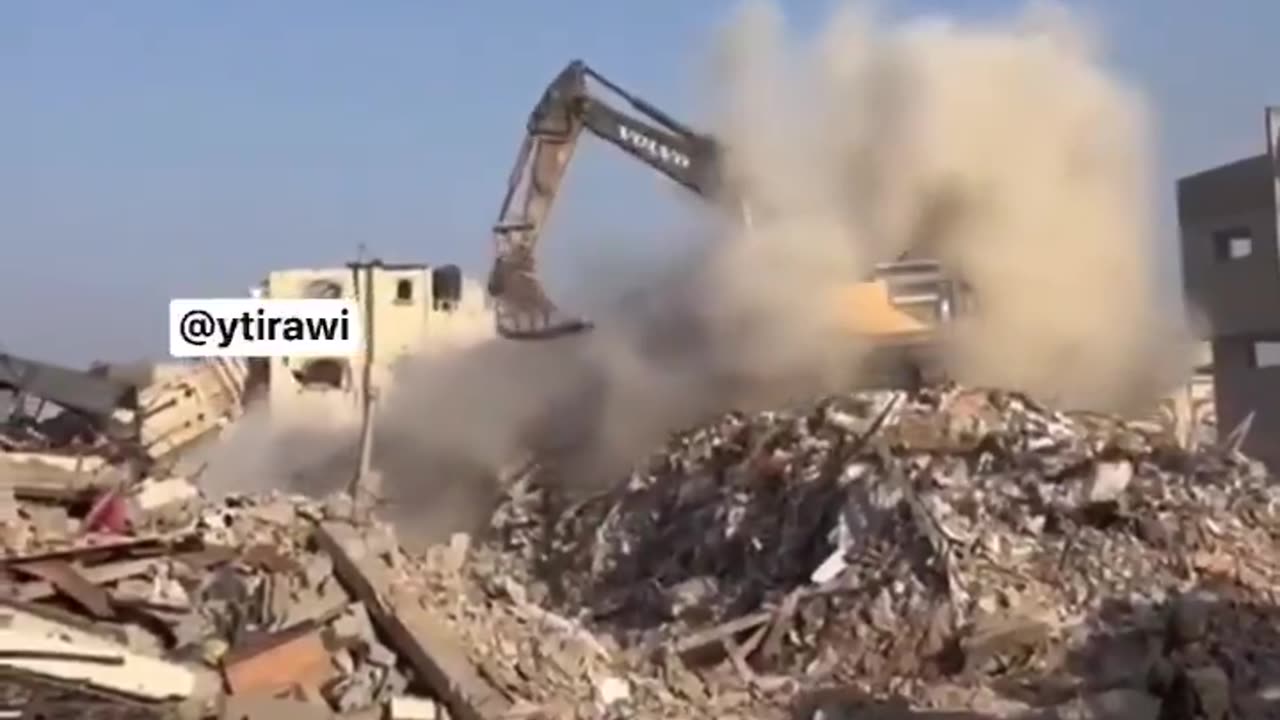 IDF demolishes all buildings in the Gaza Strip / Rafah. 1