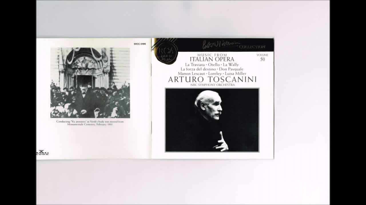 Verdi - “La forza del destino” Overture Toscanini NBC