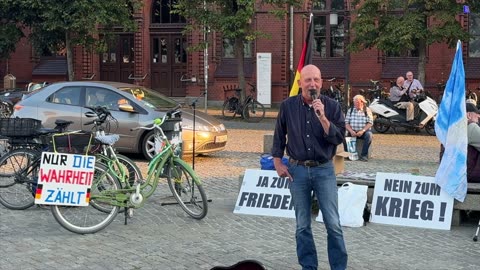 Greifswald - Begrüßung und Eröffnung der Versammlung durch Jens 26-08-2024