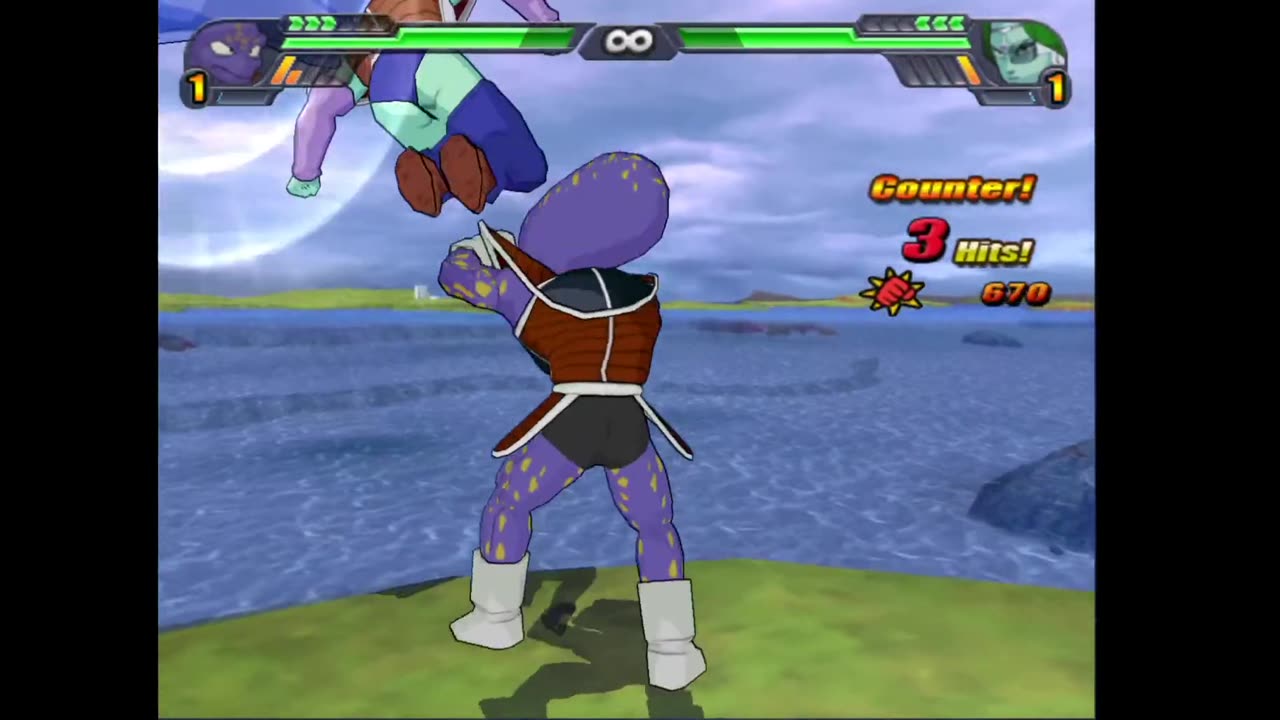 Appule vs Zarbon Dragon Ball Z Budokai 3