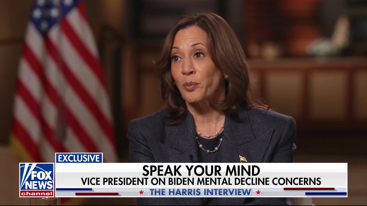 Kamala Harris Dodges Questions About Biden's Mental Decline: Trump Is 'Unfit and Dangerous'