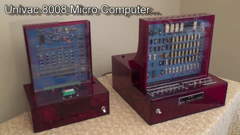 Univac 8 Bit "Intel 8008 SIM-08" Micro Computer - May 1972 (P1/2)