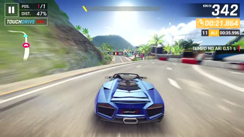 Asphalt 9: Lamborghini Reventon Roadster Rodada 4 Caribe - 1⭐️Caminho do Hotel